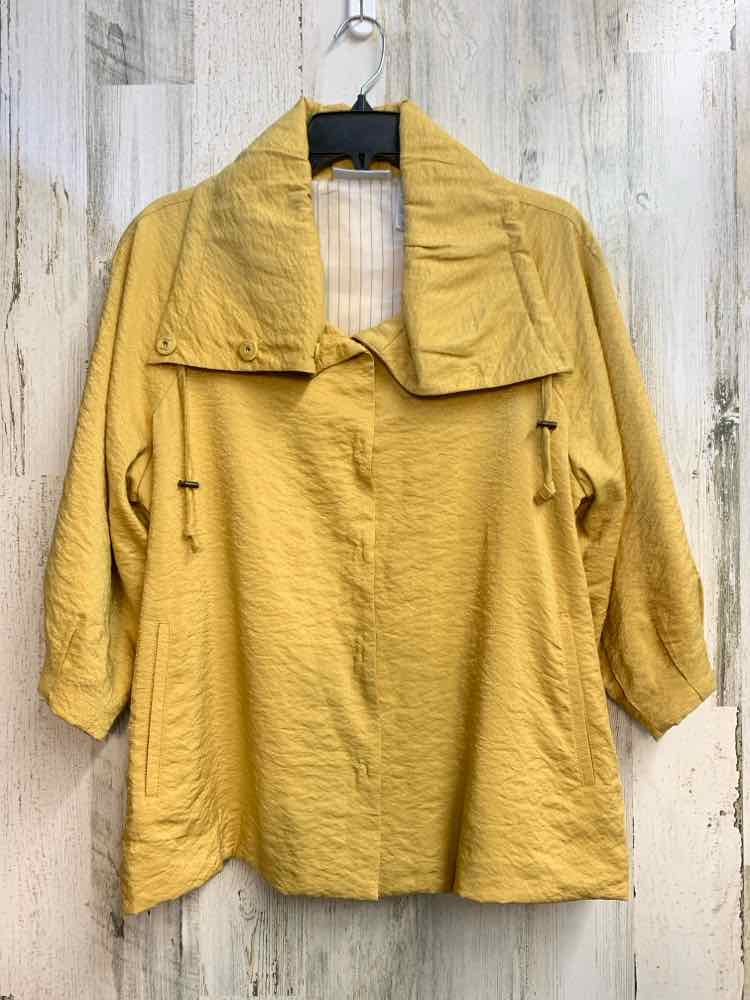 JH COLLECTABLES PLUS SIZES Size 1X Mustard JACKET Jacket