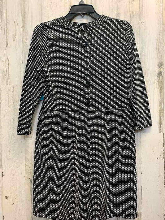 LOFT Dresses and Skirts Size XS BLK/WHT DOTS/LINES LONG SLEEVES Dress