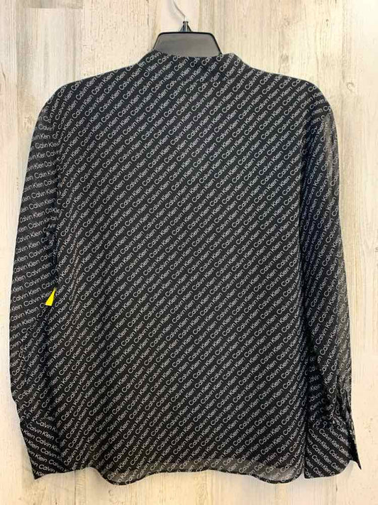 NWT CALVIN KLEIN Tops Size L BLK CALVIN KLEIN LONG SLEEVES TOP