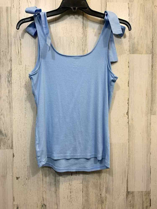 PRE-OWNED A NEW DAY Tops Size XXL CAROLINA BLUE RIBBED TANK TOP Tank Top/CAROLIN