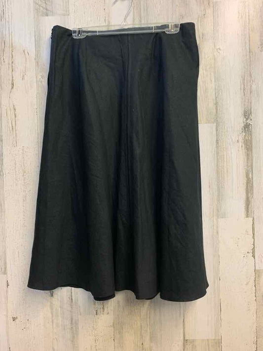 PRE-OWNED TALBOTS Dresses and Skirts Size 12 Black Solid TUBE Skirt/LONG BLACK T