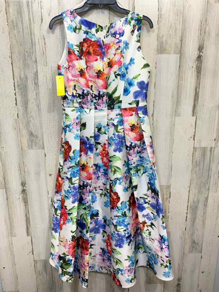 PRE-OWNED SLNY Dresses and Skirts Size 6 WHITE/BLUE/GREEN/PINK/LVDR/YLLW Dress/F