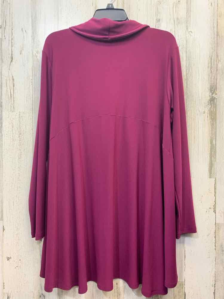 SYMPLI Tops Size 14 Purple TUNIC TOP