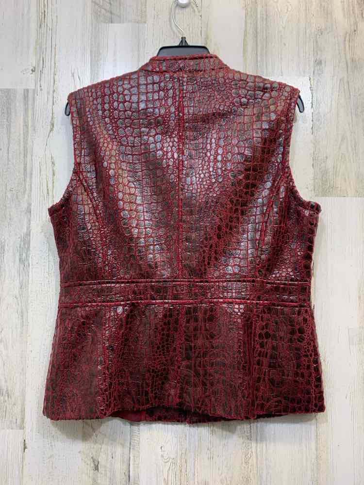 ERIN LONDON JACKETS / COATS Size M WINE VEST Vest