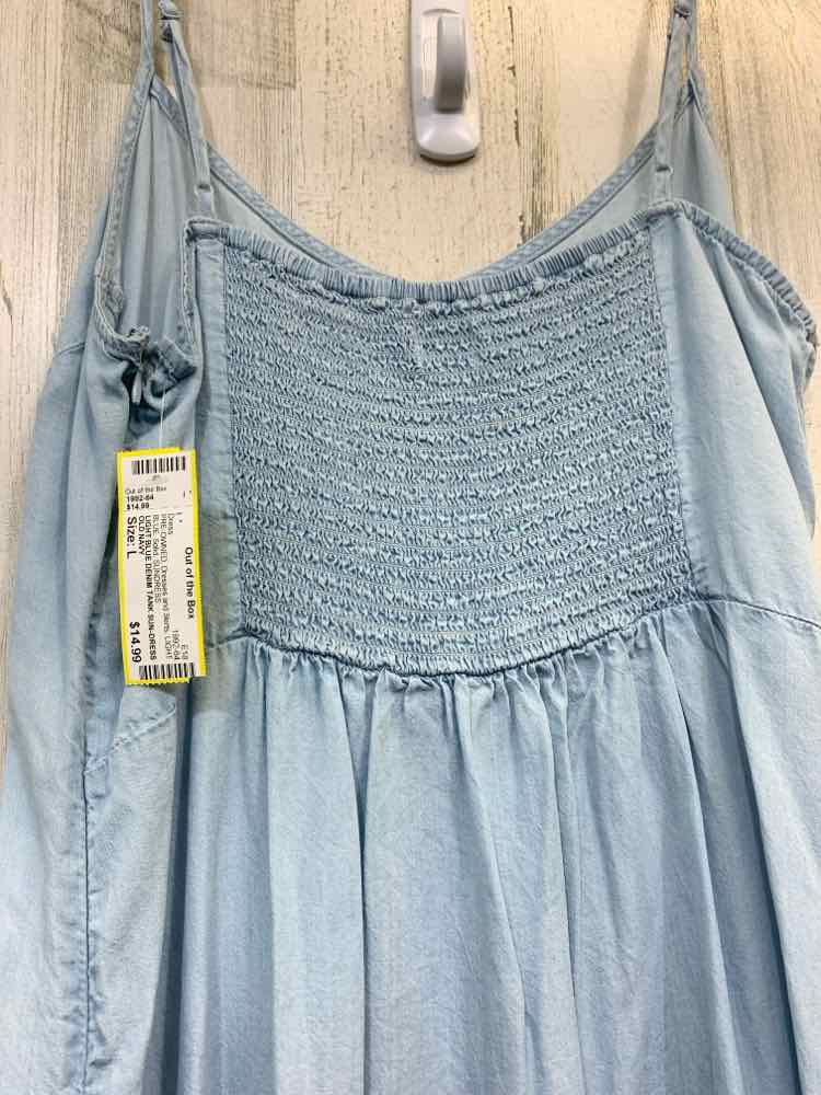PRE-OWNED OLD NAVY Dresses and Skirts Size L LIGHT BLUE Solid SUNDRESS Dress/LIG