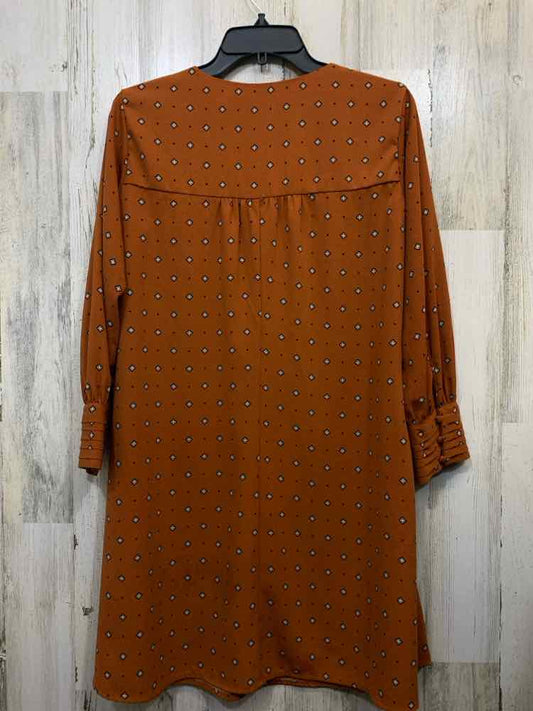 A NEW DAY Dresses and Skirts Size M BRICK DIAMONDS 3/4 LENGTH Dress