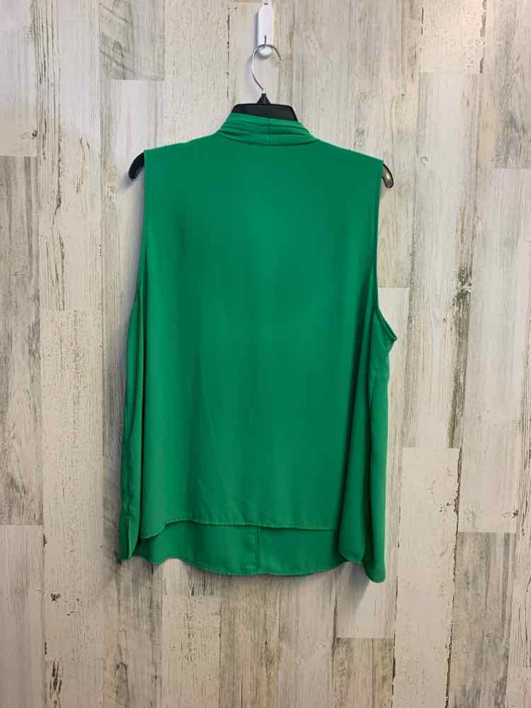 ELOQUII PLUS SIZES Size 20 Green SLEEVELESS TOP