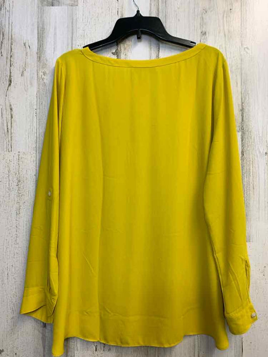 LOFT Tops Size L Yellow LONG SLEEVES TOP
