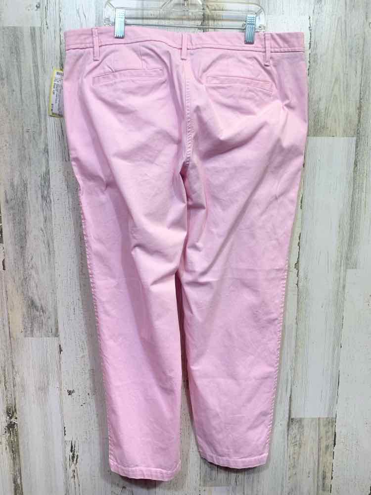 PRE-OWNED Size 12P TALBOTS BOTTOMS BABY PINK Solid CHINO PANTS Pants/BABY PINK C