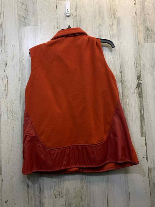 CBK JACKETS / COATS Size XL Orange Solid SLEEVELESS Vest