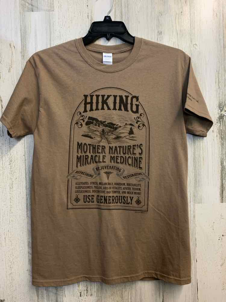 PRE-OWNED GILDAN Tops Size M Brown SHORT SLEEVES TOP