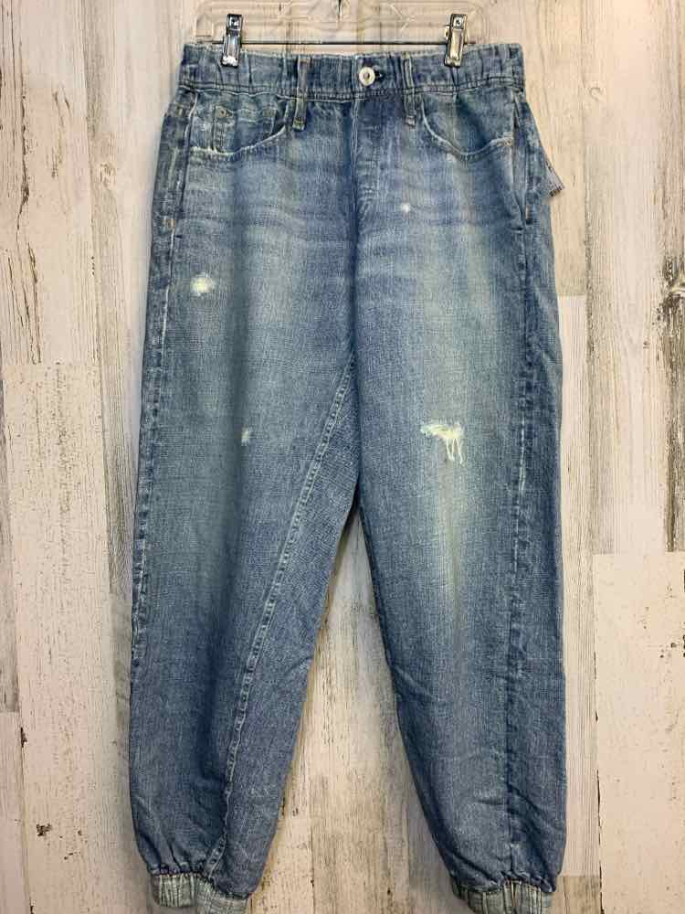 PRE-OWNED Size M RAG & BONE BOTTOMS Blue JOGGER Jeans
