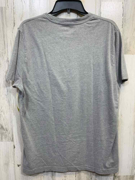 PRE-OWNED ORVIS Tops Size L GRY/WHT/BLU ROUND NECKLINE T-shirt