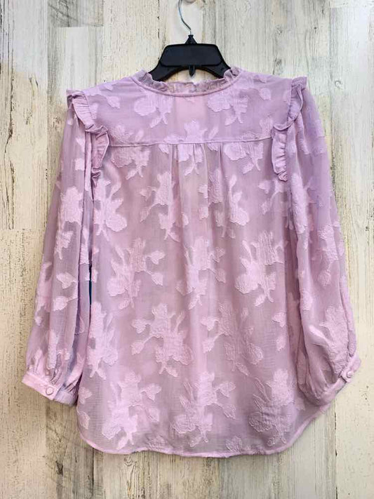 MAEVE Tops Size 12 Lavender Floral LONG SLEEVES Shirt