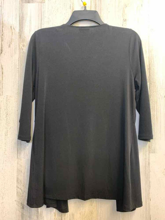 EAST 5TH Tops Size PL BLK/BLUE/GRN Floral 3/4 LENGTH TOP