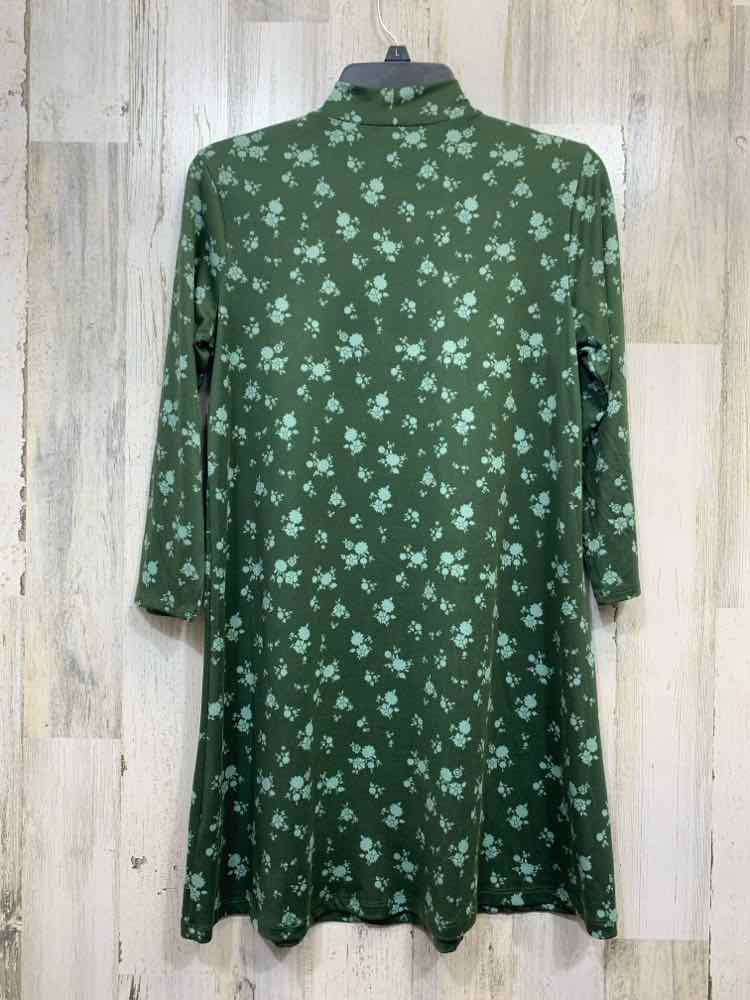 NWT AS U WISH Dresses and Skirts Size S GRN/MINT Floral HIGH NECK Dress