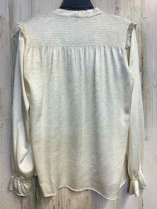 NWT CALVIN KLEIN Tops Size L Ivory LONG SLEEVES TOP