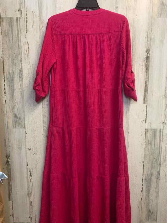 CHICOS Dresses and Skirts Size 0 FUCHSIA 3/4 LENGTH Dress