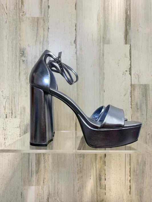 PRE-OWNED MADDEN GIRL SHOES Shoe Size 10 LIGHT BLUE PLATFORM Shoes