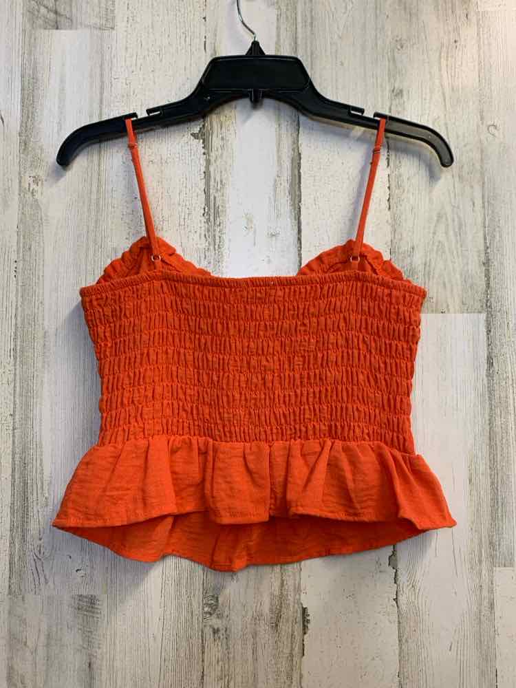 PRE-OWNED SIENNA SKY Tops Size M Orange SPAGHETTI STRAP TOP