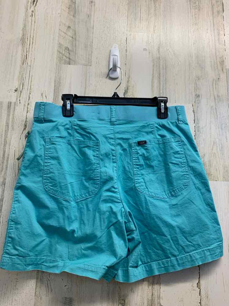 PRE-OWNED Size 12 LEE BOTTOMS Teal Solid Shorts