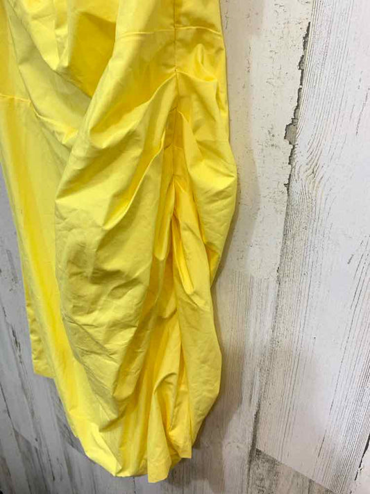 NWT A NEW DAY Dresses and Skirts Size 8 BRIGHT YELLOW Solid ONE SHOULDER Dress/O