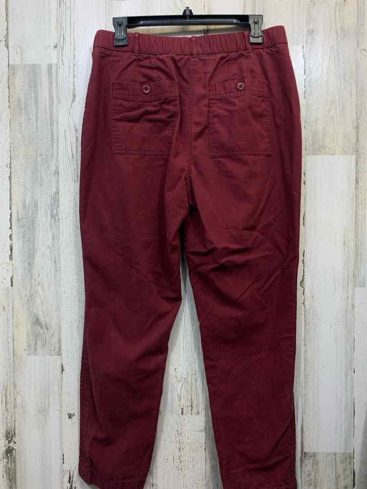 Size 8 TALBOTS BOTTOMS MAROON Solid Pants