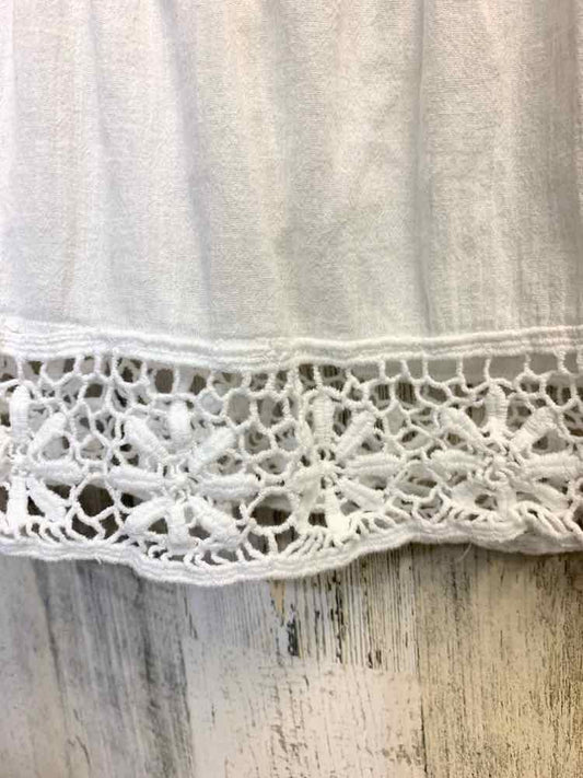 NINE WEST PLUS SIZES Size 1X White 3/4 LENGTH TOP