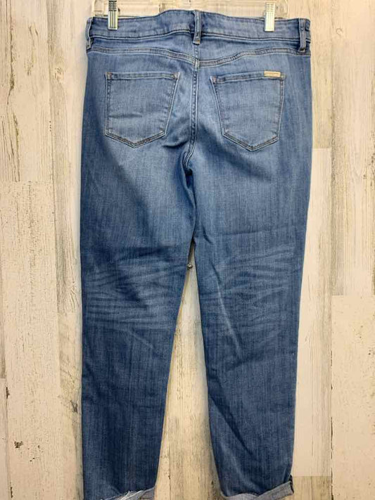 Size 4 WHITE/BLACK MARKET BOTTOMS Blue Denim MID RISE Jeans