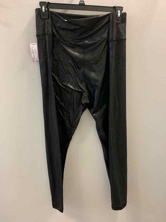 Size 3X BLACK TAPE Black LEGGINGS