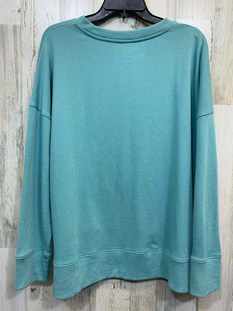 PRE-OWNED TIME & TRU Tops Size XL SEAFOAM RABBIT CREW NECK Sweater/SEAFOAM COLOR