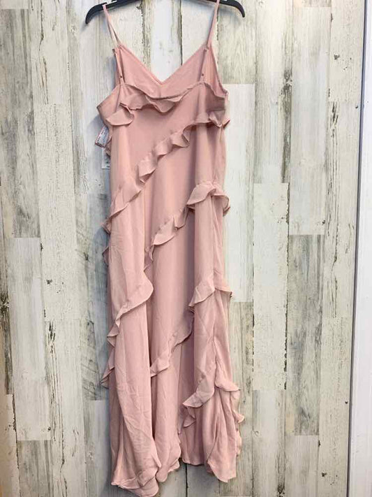 NWT A NEW DAY Dresses and Skirts Size L LONG BLUSH SPAGHETTI STRAP Dress