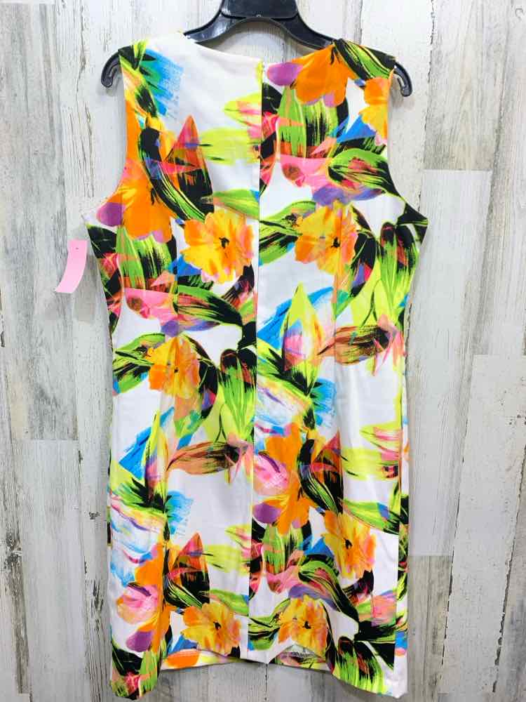 PRE-OWNED RONNI NICOLE Dresses and Skirts Size 16 Multi-Color TROPICAL Dress/TRO