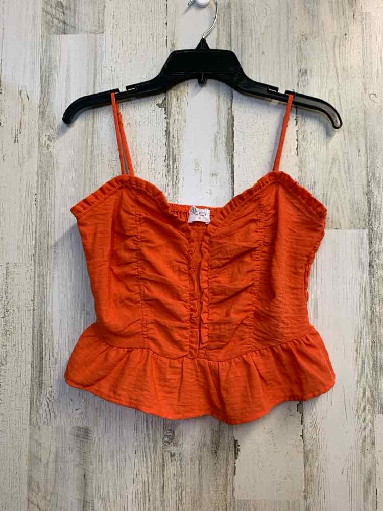 PRE-OWNED SIENNA SKY Tops Size M Orange SPAGHETTI STRAP TOP