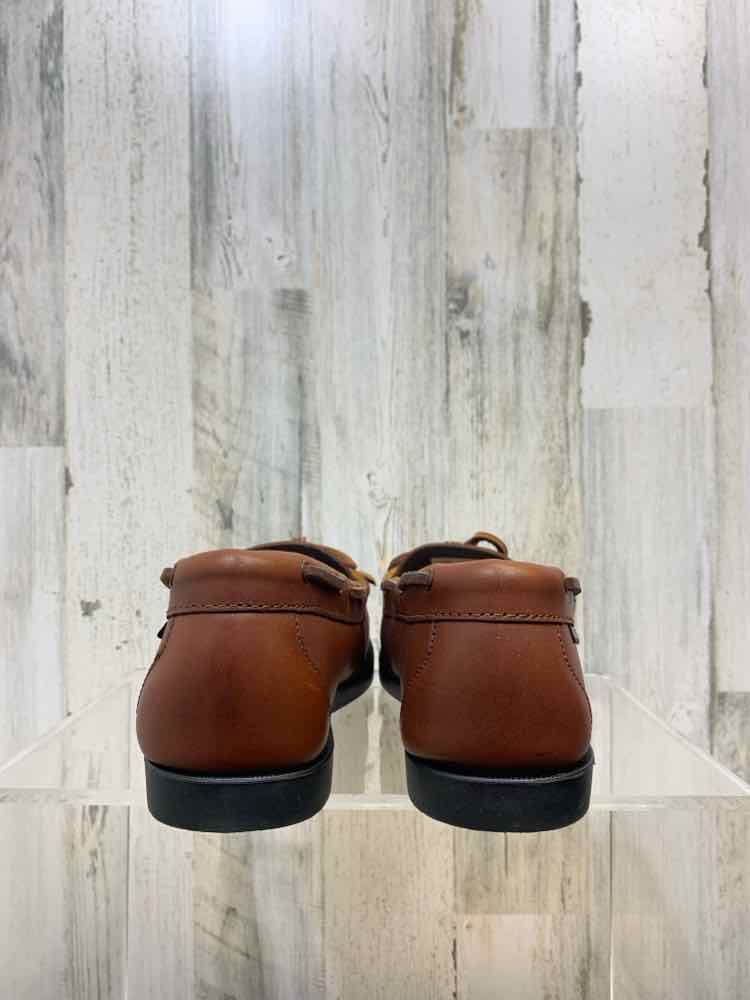 NWT EASTLAND SHOES Shoe Size 11 Brown Leather Shoes/LOAFER TIE STRING