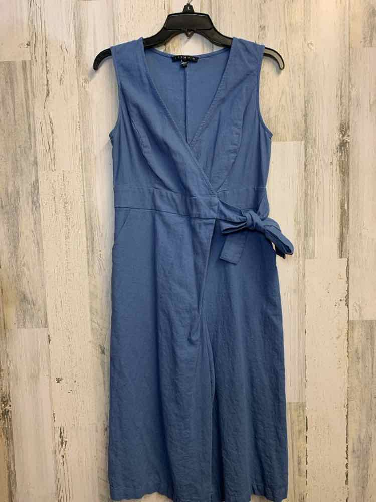 Size 6 TIANA B. BOTTOMS SLATE BLUE SLEEVELESS Jumper