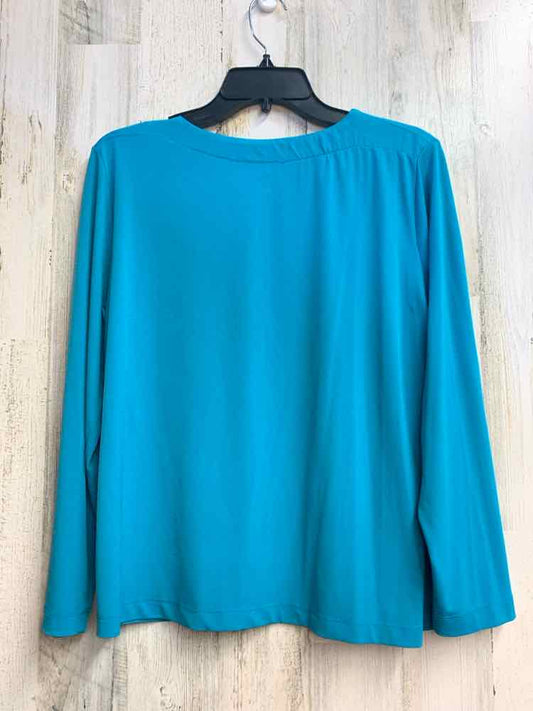 SOUTHERN LADY Tops Size M Teal LONG SLEEVES TOP