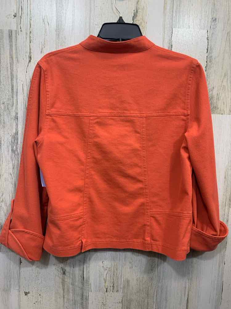 PRE-OWNED D. TERRRELL JACKETS / COATS Size 10 CORAL Solid Jacket (Outdoor)/CORAL