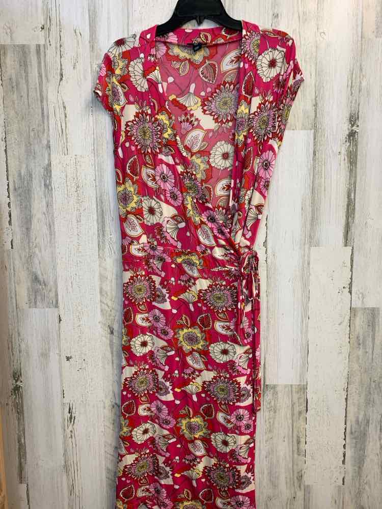 H&M Dresses and Skirts Size 12 HT PINK/CRM/RED/YEL Floral SLEEVELESS Dress