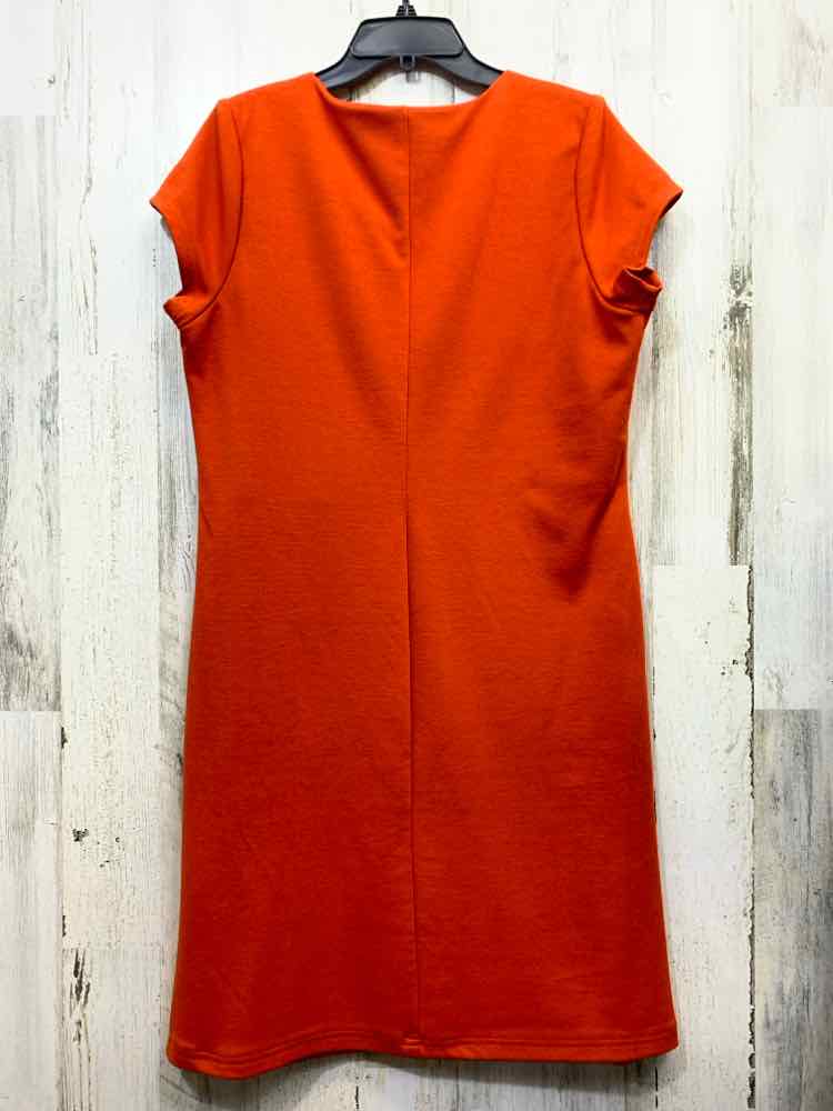 PRE-OWNED MIDNIGHT VELVET Dresses and Skirts Size 16 PUMPKIN/BLK SHEATH Dress/PU