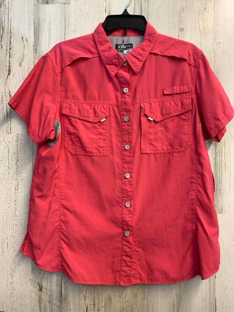 HABIT Tops Size XL SALMON SHORT SLEEVES Shirt