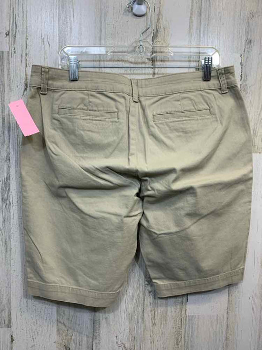 PRE-OWNED Size 12 ARIZONA BOTTOMS Tan BERMUDA Shorts/TAN BERMUDA SHORTS