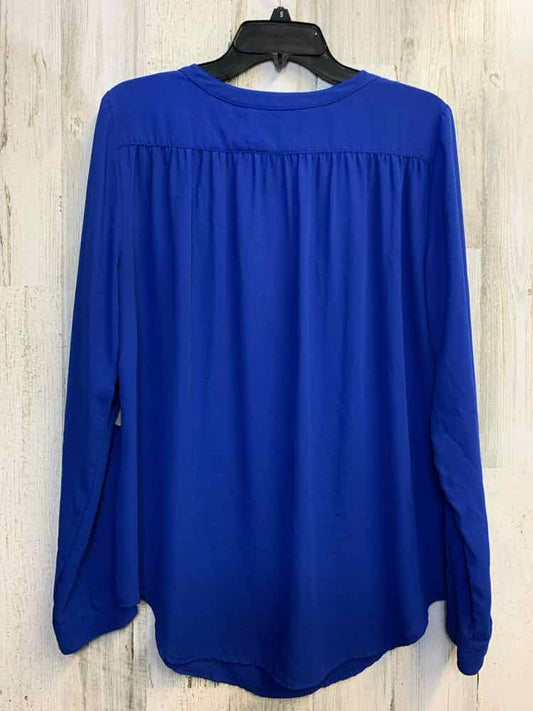 KAREN KANE Tops Size L Royal Blue LONG SLEEVES TOP