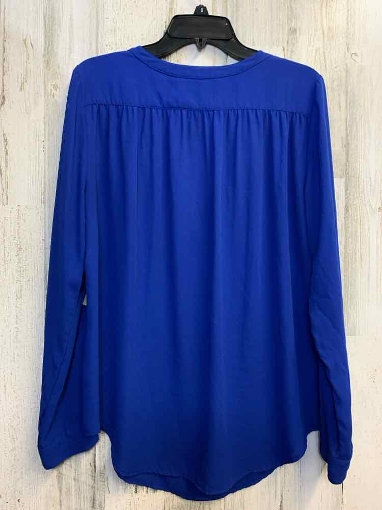 KAREN KANE Tops Size L Royal Blue LONG SLEEVES TOP