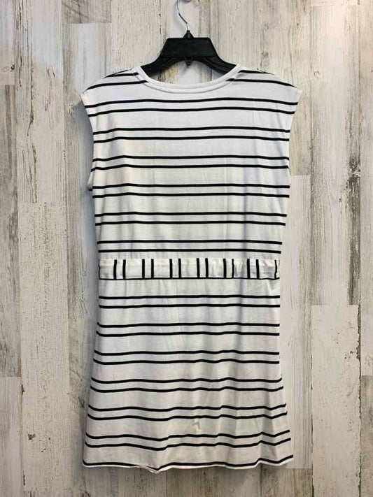 SONOMA Dresses and Skirts Size S WHT/BLK Stripe SLEEVELESS Dress