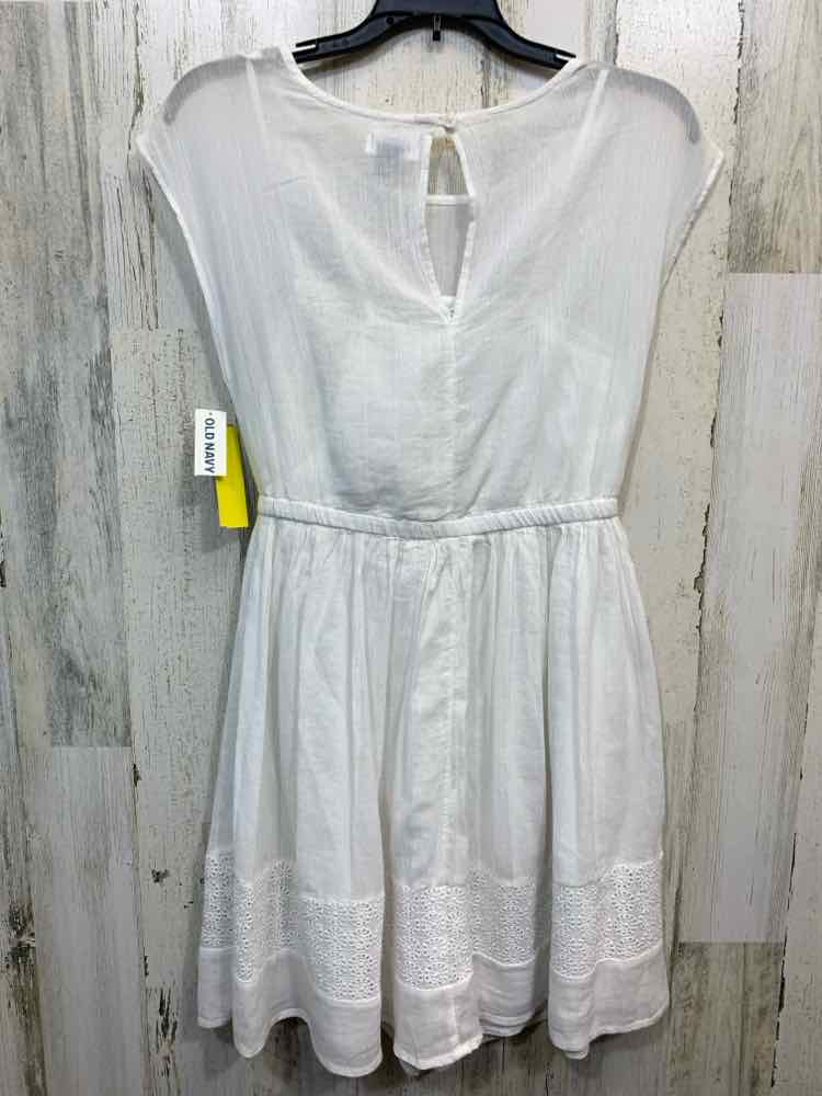 NWT OLD NAVY Dresses and Skirts Size XS White SLEEVELESS/EYELET BAND Dress