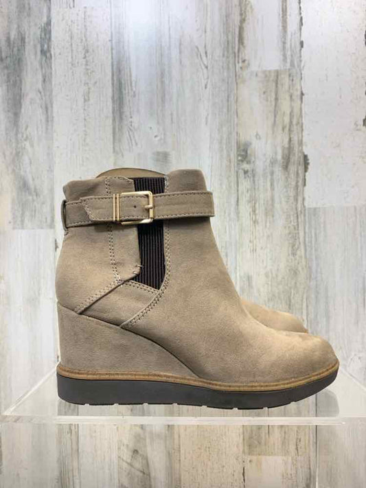 NWT Dr Scholl's SHOES Shoe Size 7 Brown 7 Shoes/NO HEEL GOLD BUCKLE