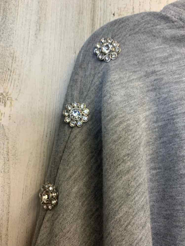 CUPIO Tops Size S Gray SWEATSHIRT TOP