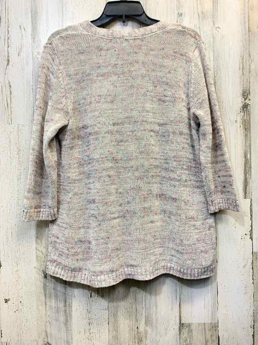 J JILL Tops Size M HEATHER PASTEL CARDIGAN 2 PC SET