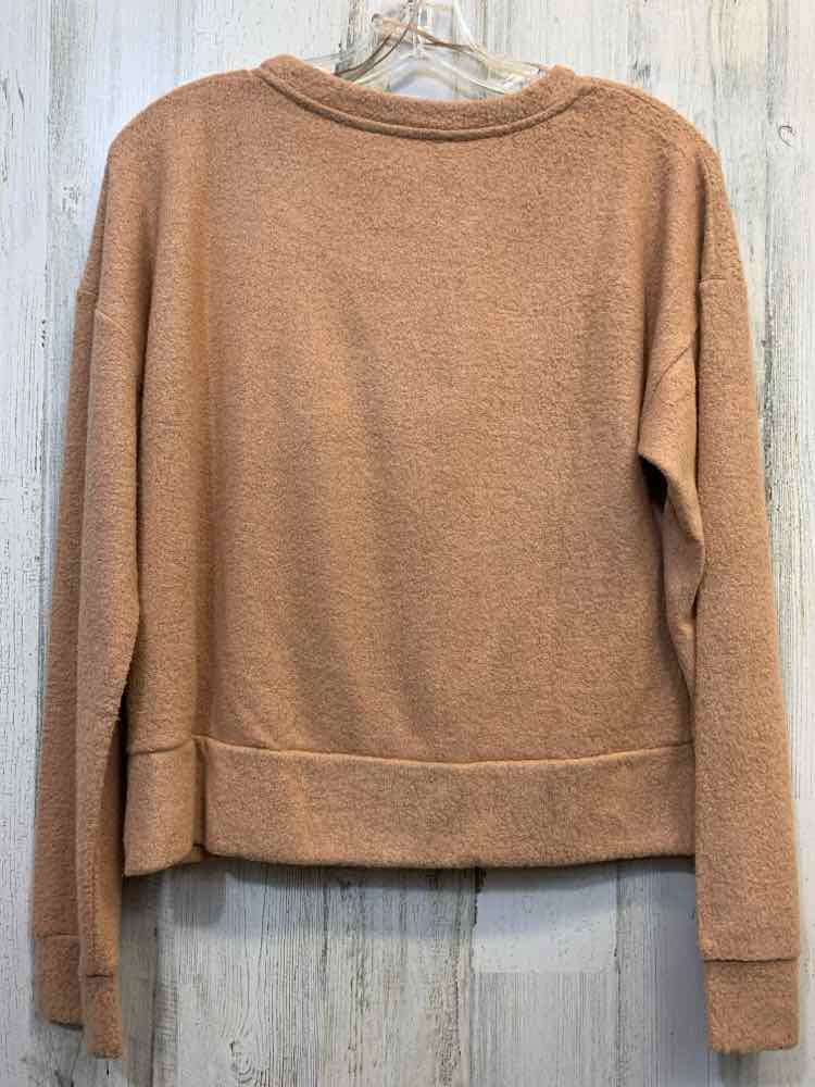 NWT HIPPIE ROSE Tops Size L Tan LONG SLEEVES Sweater